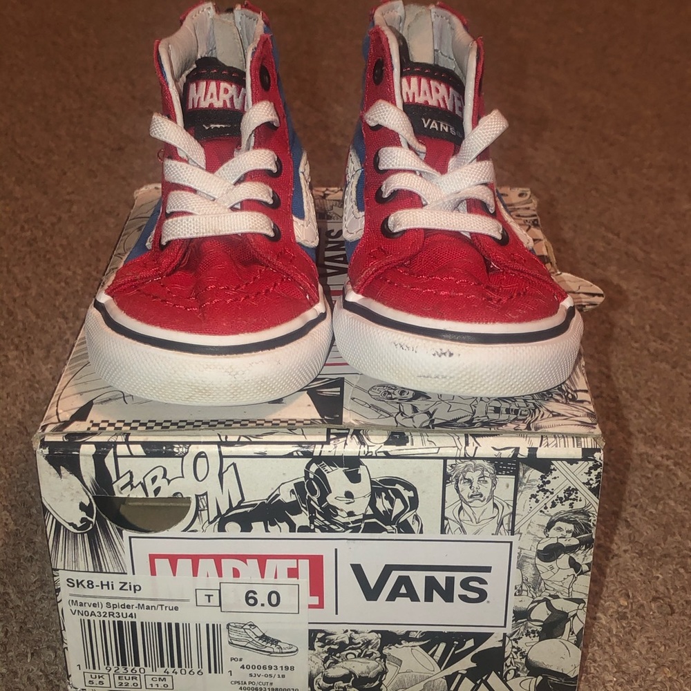 Toddler Spider-Man Vans